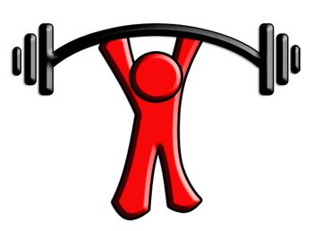 With The Lifting Of      Strength Training Strength Clipart
