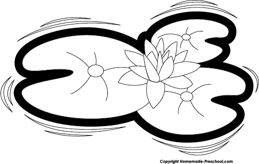Lily Pad Clipart Black And White Showing Results For Lily Pad Clipart