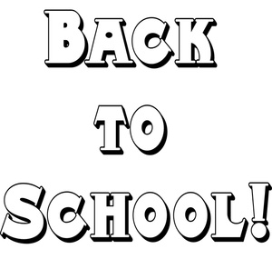 Welcome Back To School Clip Art Black And White   Free Cliparts That