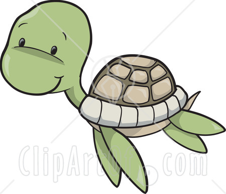 Cute Baby Sea Turtle Swimming Clipart Illustration   Flickr   Photo