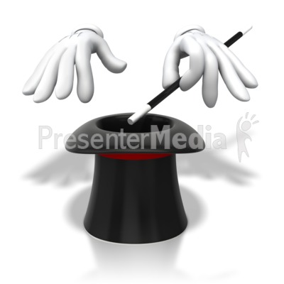 Hands Magic Hat   Signs And Symbols   Great Clipart For Presentations