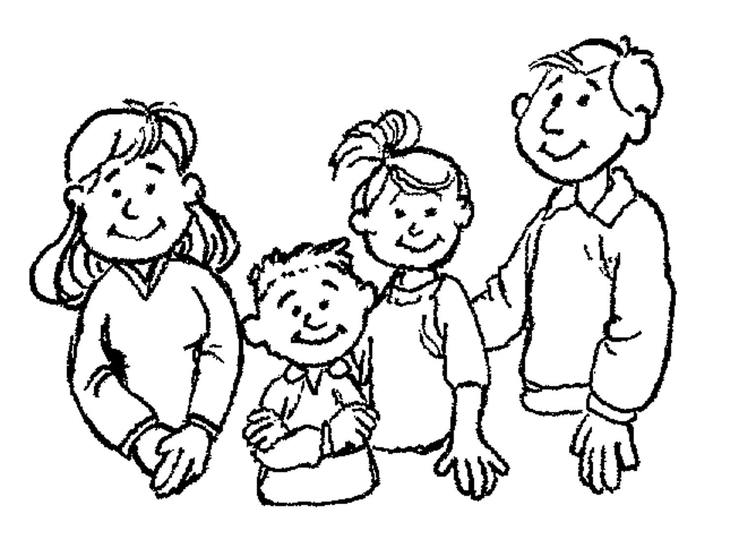 My Family Coloring Pages   Az Coloring Pages