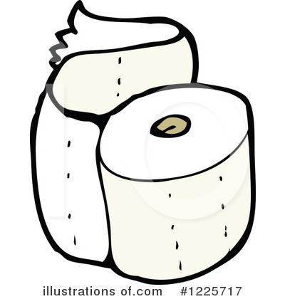 Royalty Free  Rf  Toilet Paper Clipart Illustration By Lineartestpilot