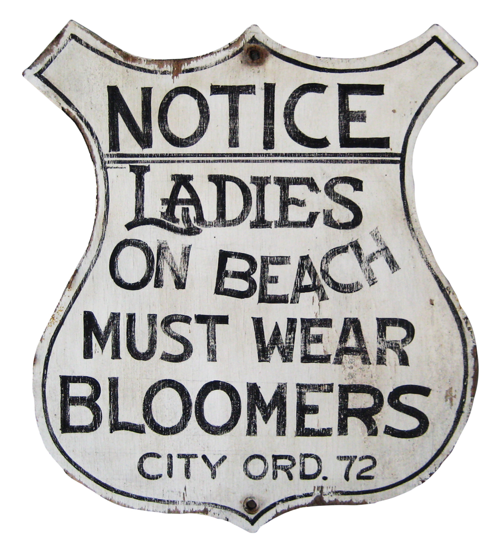 Vintage Bloomers Ordinance Sign  Free Digital Download   Just