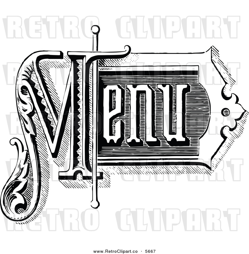 Vintage Store Signs Clipart Vector Clipart Of A Vintage