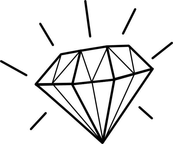 24 Diamond Drawing Free Cliparts That You Can Download To You Computer