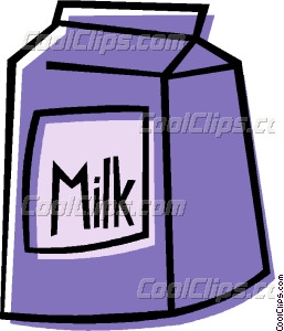 Carton Of Milk Vector Clip Art