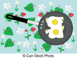 Huevos Fritos Clip De Arte Vectorial E Ilustraciones