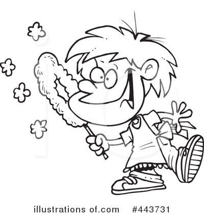 Kid Dusting Clipart  Rf  Cleaning Clipart