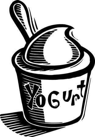 Keywords Black And White Calcium Cup Of Yogurt Dairy Diet Food Food