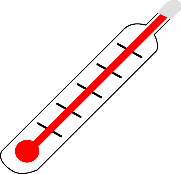 Thermometer Hot Clip Art At Clker Com   Vector Clip Art Online