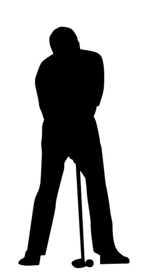 Golfer Silhouette Clip Art  Good Galleries