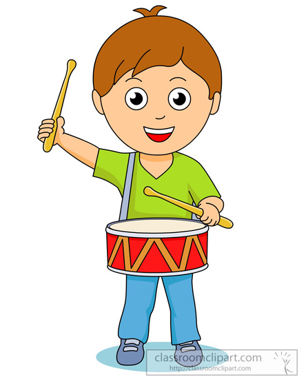 Playing Drums Clipart Instruments Clipart