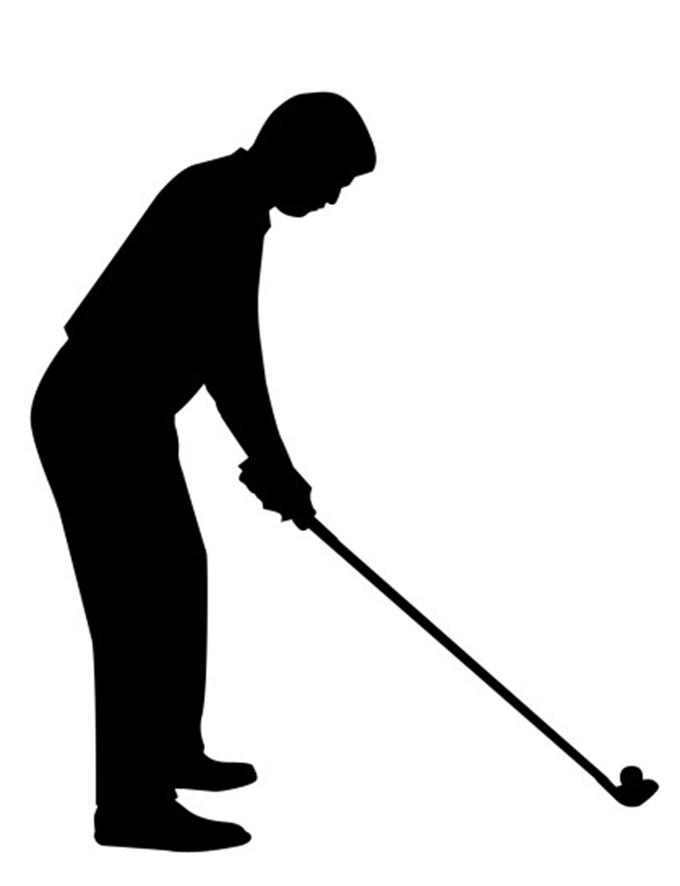 Showing Gallery For Golfer Silhouette Clip Art