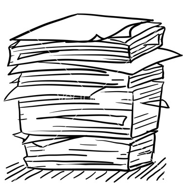 Stack Of Paper Clip Art Stack Of Paper Vector Doodle Paper Stack