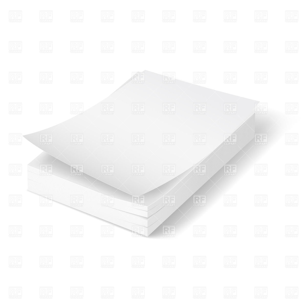 Stack Of Papers 26820 Objects Download Royalty Free Vector Clipart    