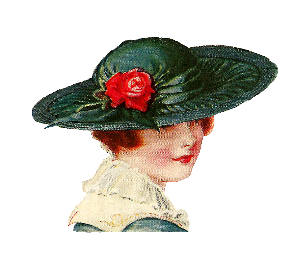 Women Hat Clipart Vintage Women S Hat