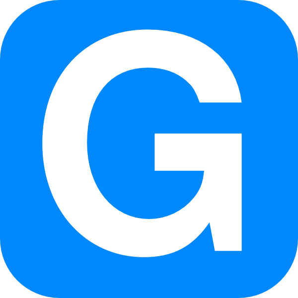 Blue Alphabet G G Letter Clip Art At Clker Com   Vector Clip Art