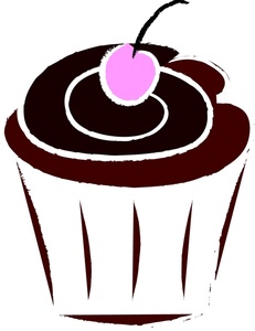 Chocolate Cupcake Clipart Cupcake Clipart Image