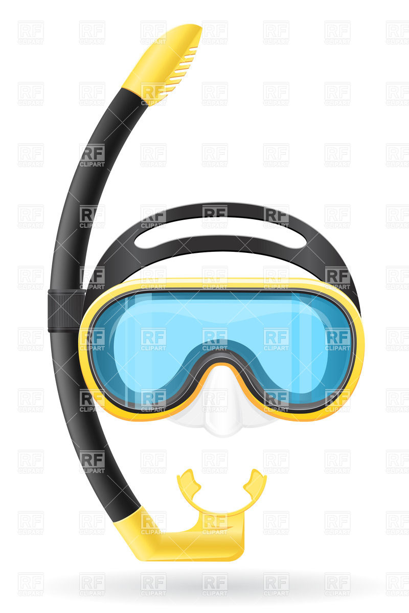 Snorkeling Equipment   Mask And Tube For Diving Download Royalty Free