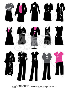     Suits Office Style Dress Code  Clipart Drawing Gg55840039   Gograph