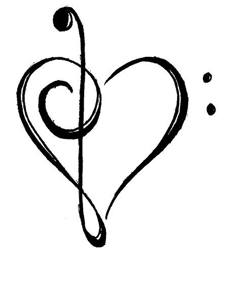 Music Notes Heart Beat Music Note Heart Jpg