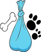 Dog Poop Bag   Clipart Graphic