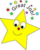 Great Job Star   Clipart Graphic