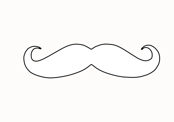 Mustache Clip Art At Clker Com   Vector Clip Art Online Royalty Free