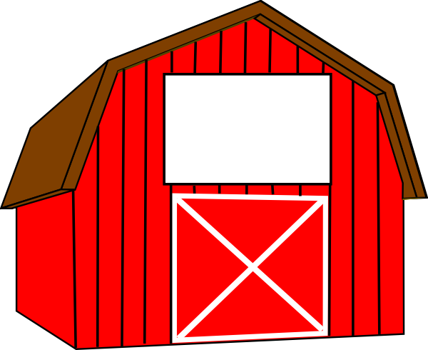 Red White Barn Clip Art At Clker Com   Vector Clip Art Online Royalty