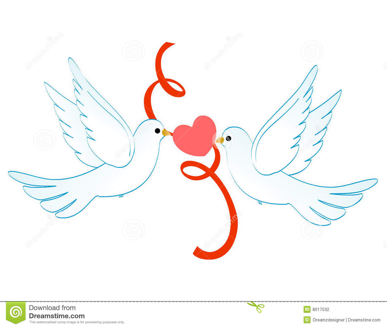 Outline Dove Clipart For Wedding Invitations  Valentine S Day Cards