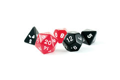Photo Of Red And Black Multi Sided Dice Stock Photos