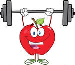 Exercisingfitnessfreshfreshnessfriendlyfruitfruit Cartoonfruit