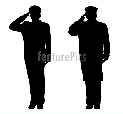 Illustration Of Saluting    Vector Clip Art To Download At Featurepics