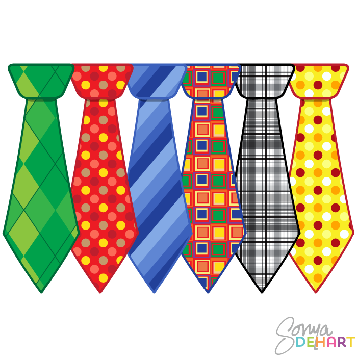 Necktie Clip Art Clip Art Father S Day Neckties