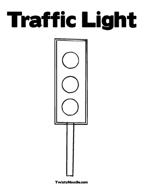 Traffic Light Coloring Page Jpg X Q   Free Images At Clker Com