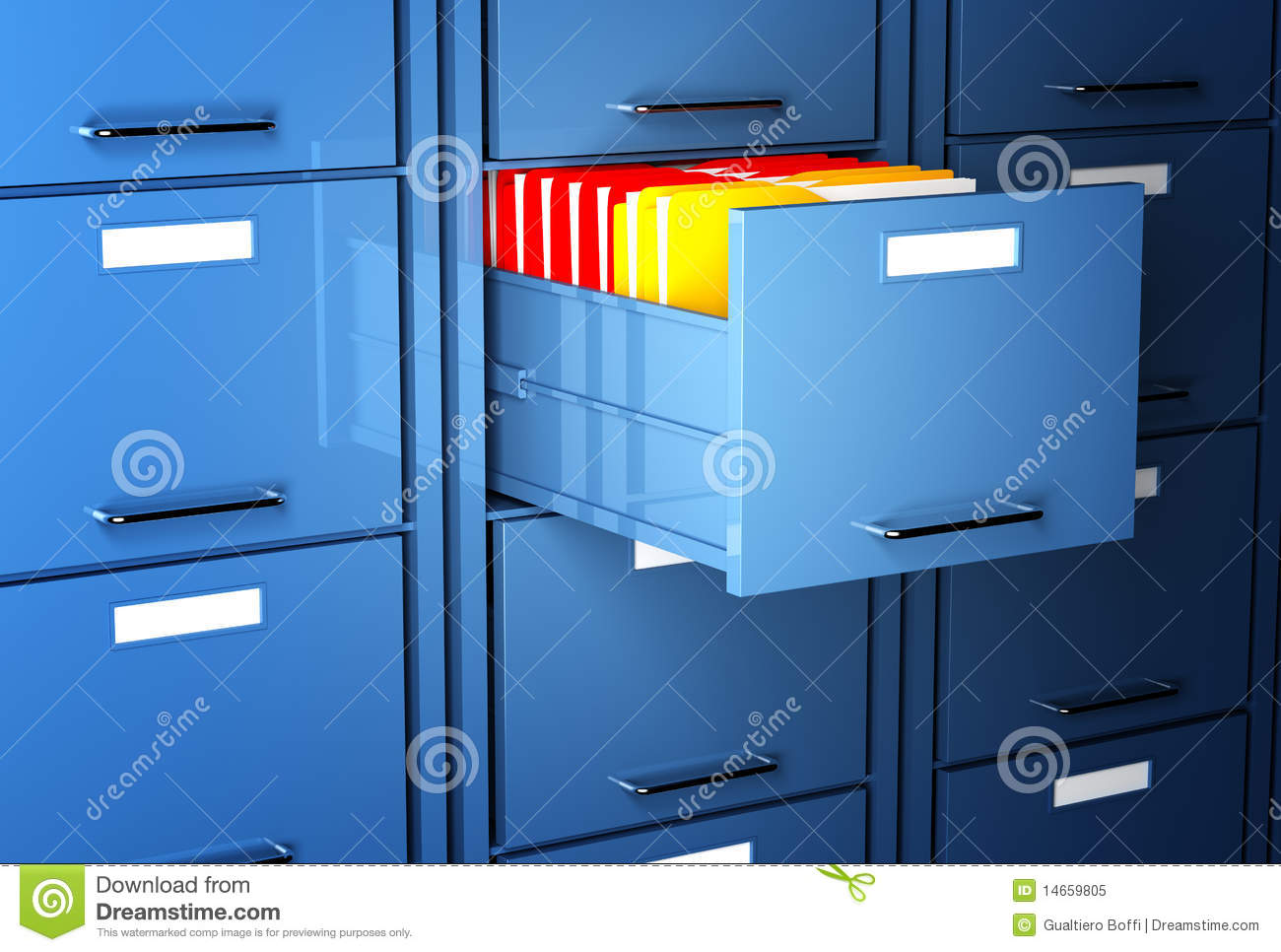 File Cabinet 3d Royalty Free Stock Photo   Image  14659805