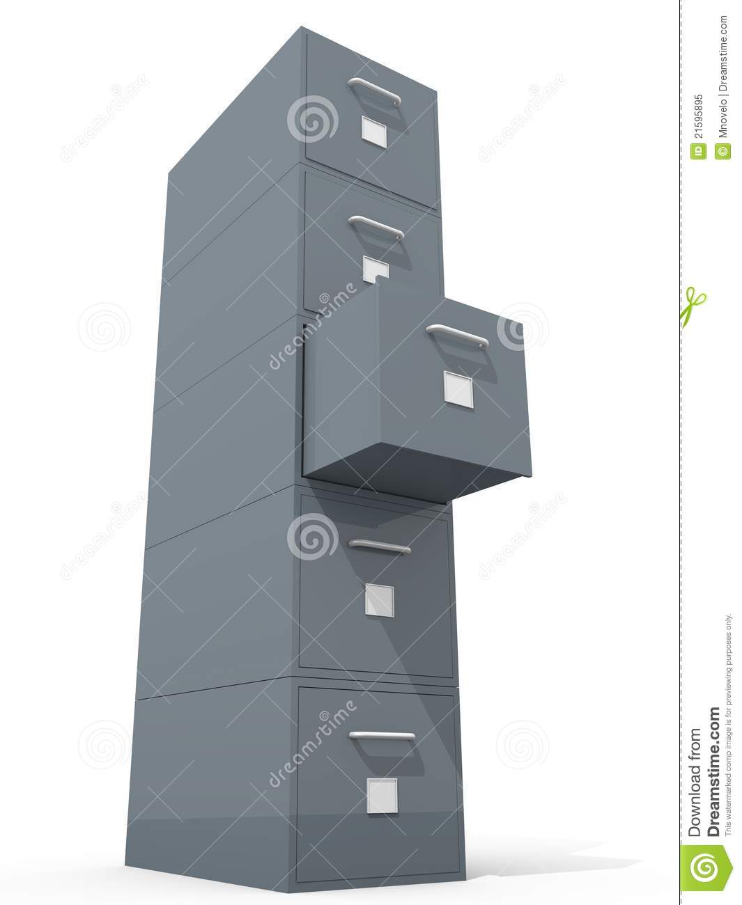 File Cabinet Royalty Free Stock Photo   Image  21595895