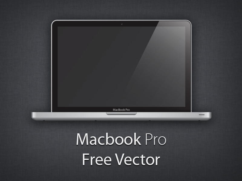 Macbook Pro Vector Clip Arts Free Clipart   Clipartlogo Com