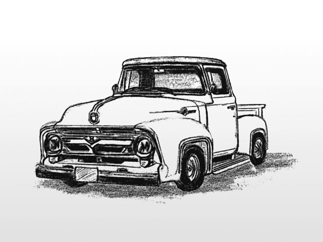 Old Truck Drawings   Group Picture Image By Tag   Keywordpictures Com