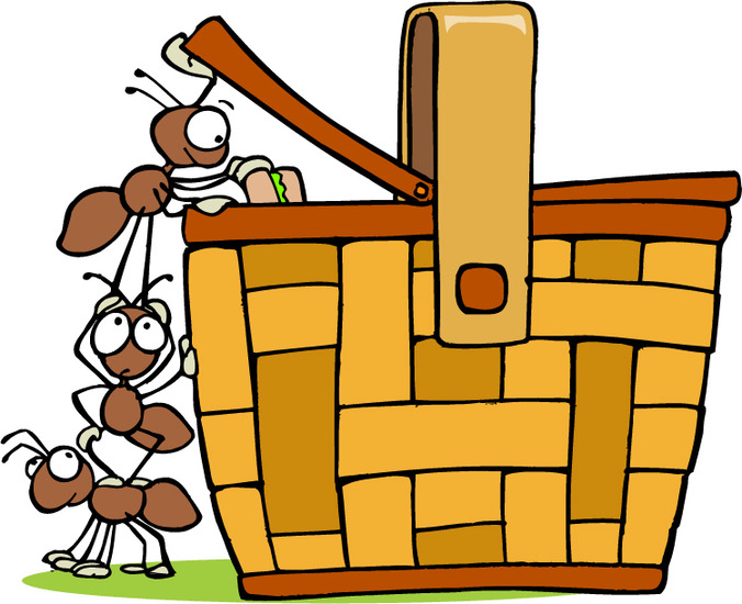Picnic Basket With Ants Clip Art   Clipart Panda   Free Clipart Images