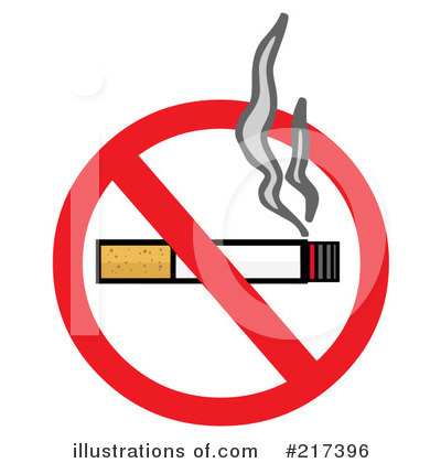 Royalty Free Rf No Smoking Clipart Illustration By Hit Toon Stock