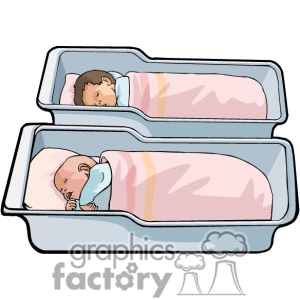 Royalty Free Twin Babies Clip Art Image Picture Art   159188