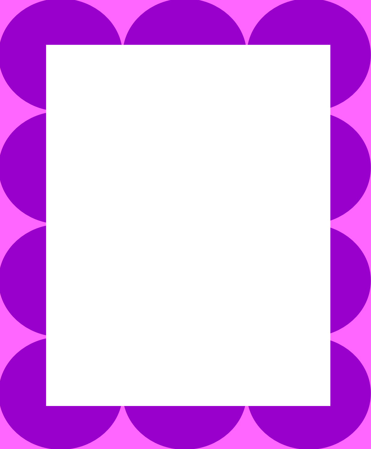 Polka Dot Clip Art Frame