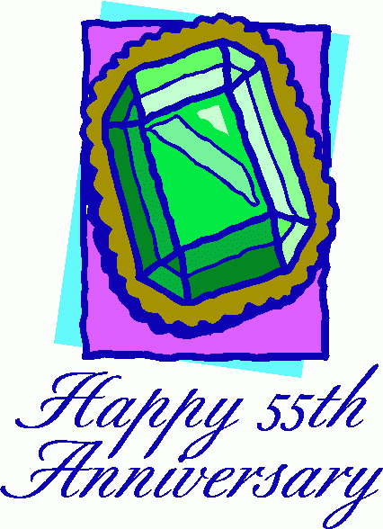 Happy 55th Anniversary 1 Clipart   Happy 55th Anniversary 1 Clip Art