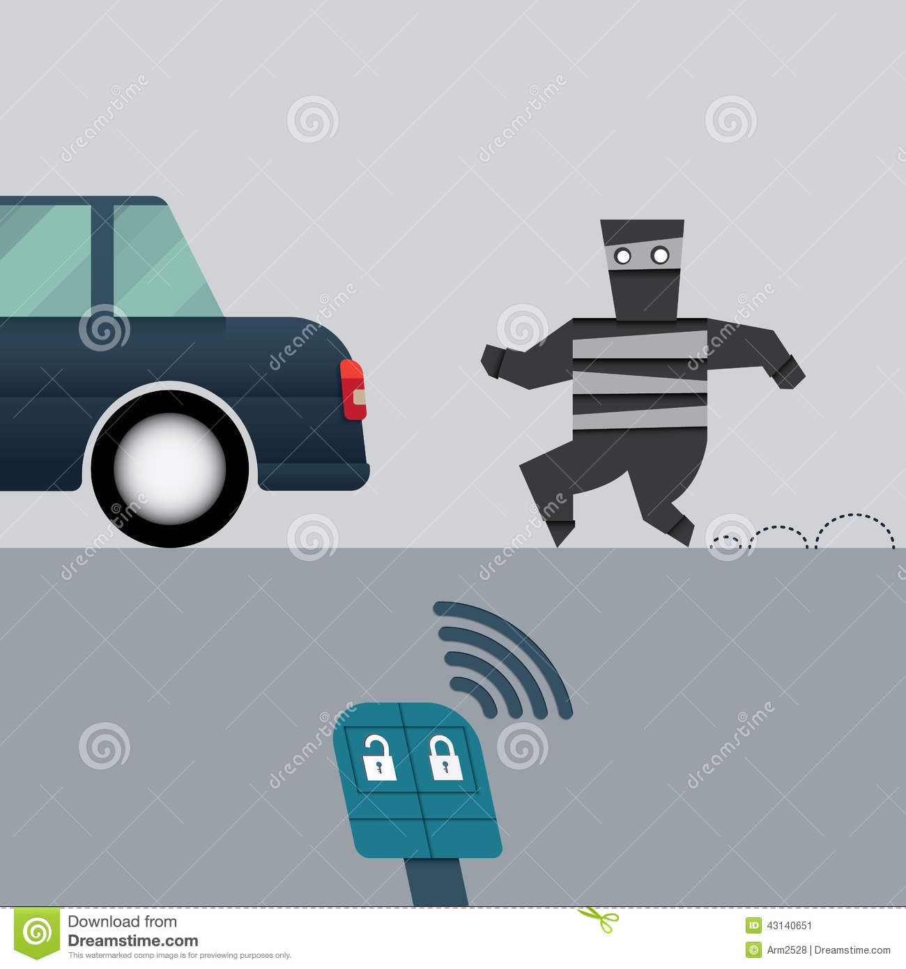 The Theft Stock Vector   Image  43140651