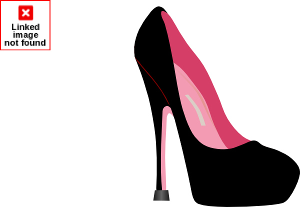 Pink Stiletto Clip Art At Clker Com   Vector Clip Art Online Royalty