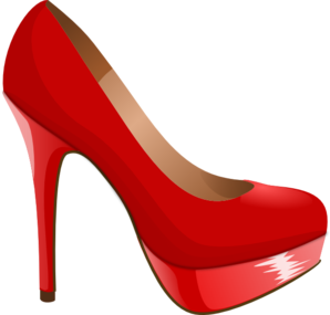 Red High Heel Clip Art At Clker Com   Vector Clip Art Online Royalty