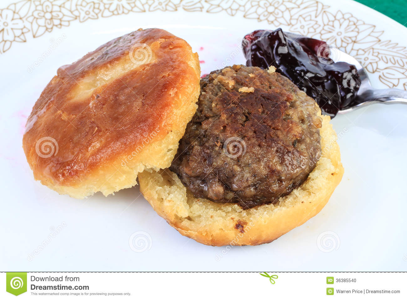 Sausage Patty Clipart Sausage Biscuit With Jelly