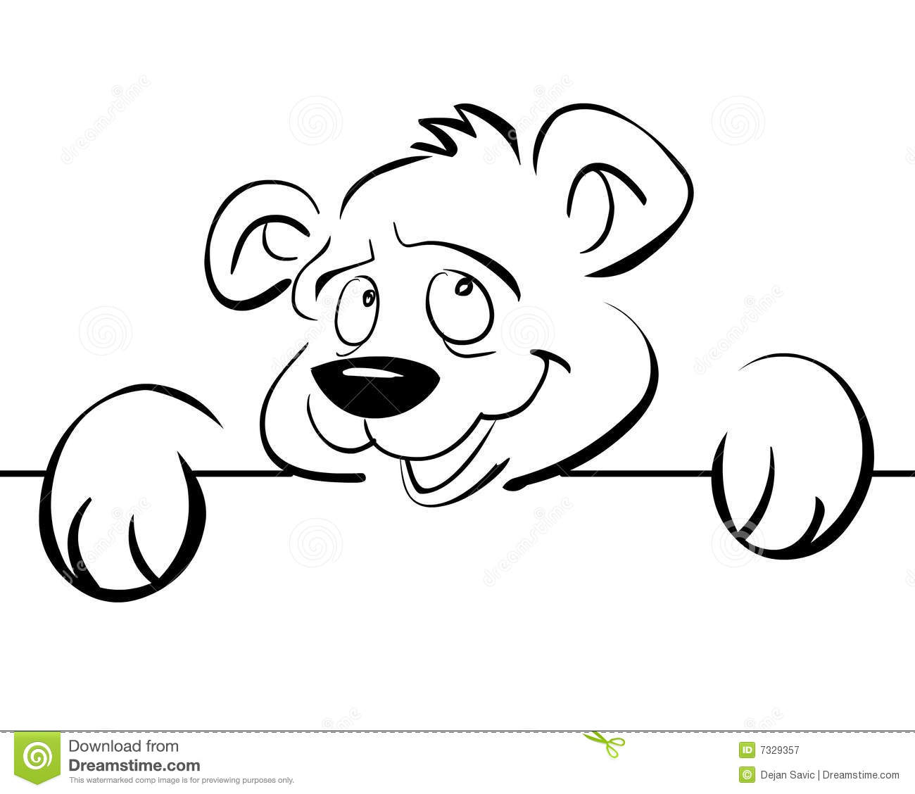 An Amused Bear Royalty Free Stock Photography   Image  7329357